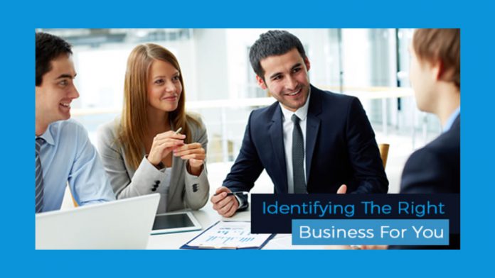 Identifying The Right Business For You Identifying The Right Business For You