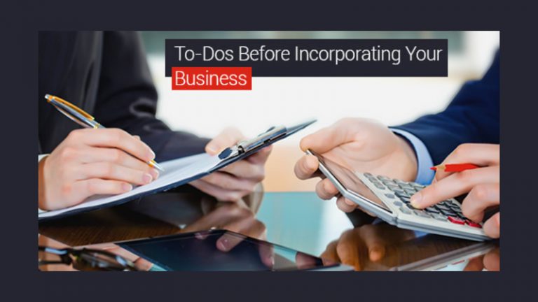 Things to do Before Incorporating your Business