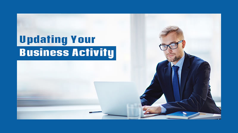 Updating Your Business Activity