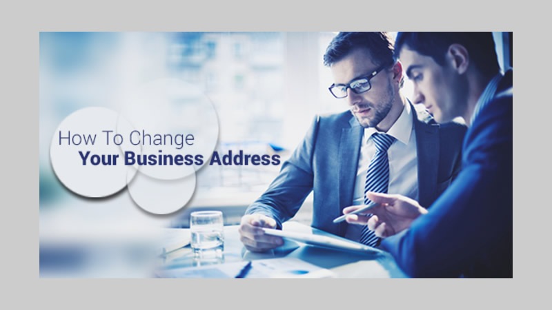 how to change your business address