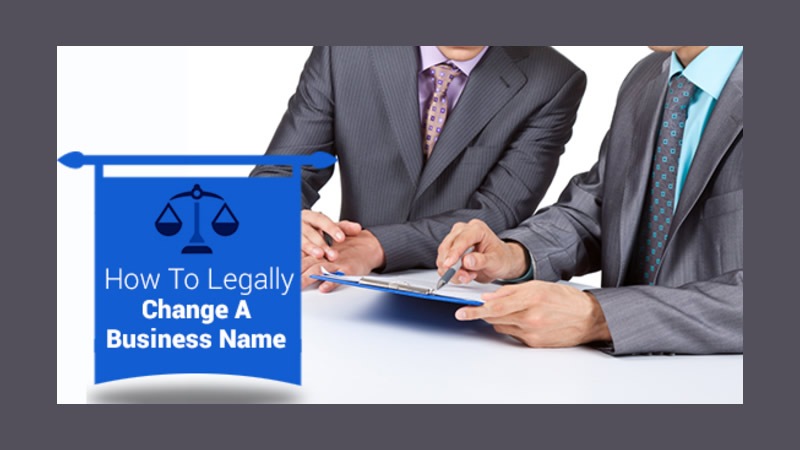 Legally Change A Business Name