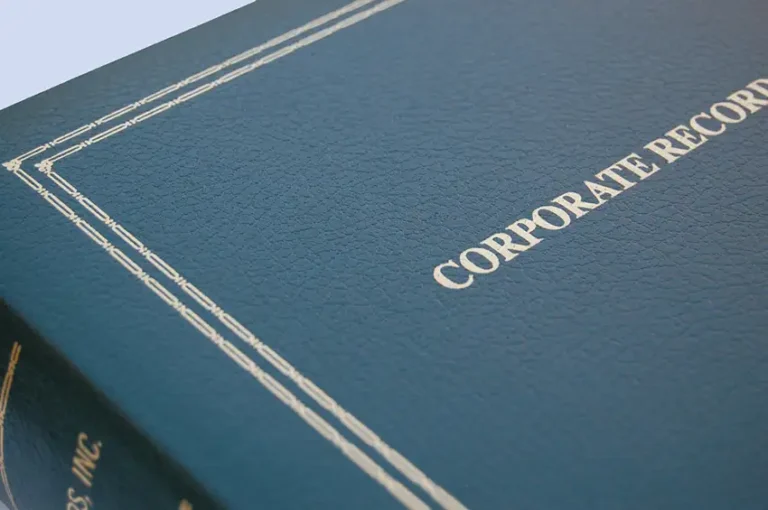 corporate minute book