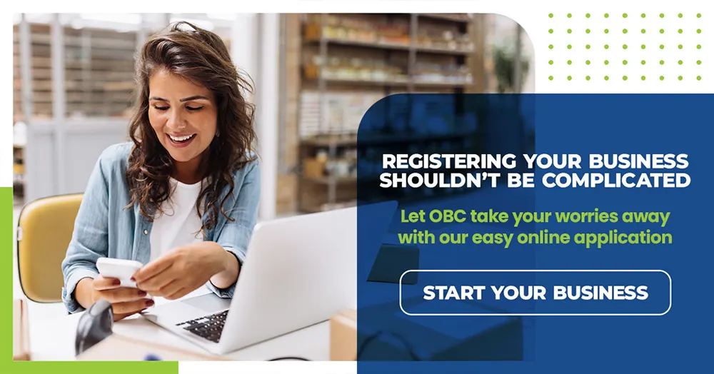 start a business - register now
