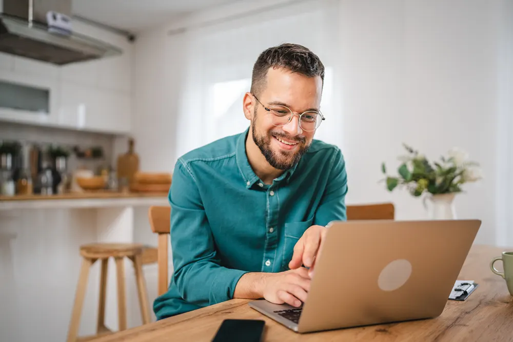 businessman doing preliminary name search