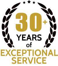 30+ years in business