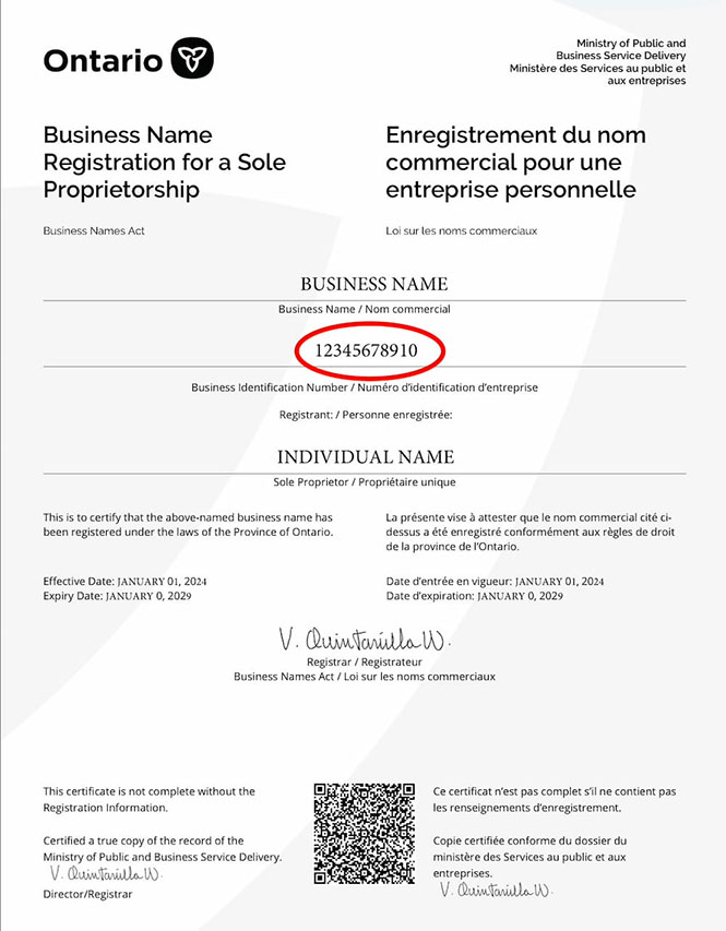 sample BNR report