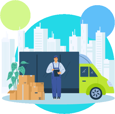 packing up office for expansion of corporation