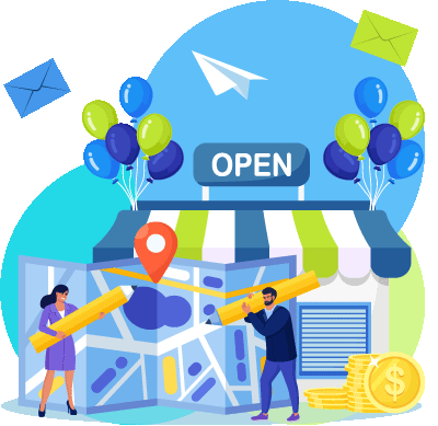 corporate workers opening another office