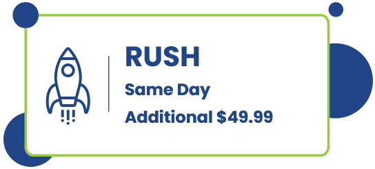 rush delivery - same day for additional $49.99